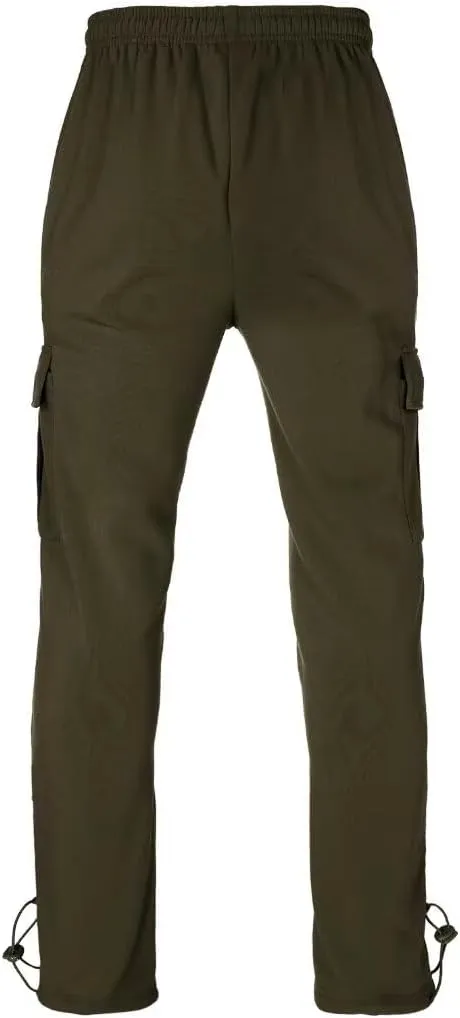 AKsit Mens Fashion Fleece Running Sweatpants Big Size Wild Cargo Pant