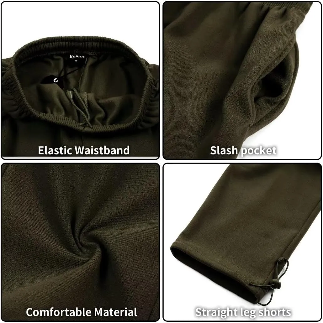 AKsit Mens Fashion Fleece Running Sweatpants Big Size Wild Cargo Pant