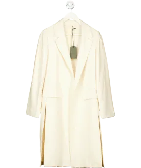 AllSaints White Aleida Duster Coat UK 6
