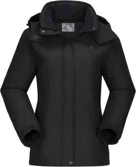 CAMEL CROWN Women's Ski Jacket Winter Snow Coat Warm Fleece Mountain Waterproof Female Jacket Snowboarding jackets