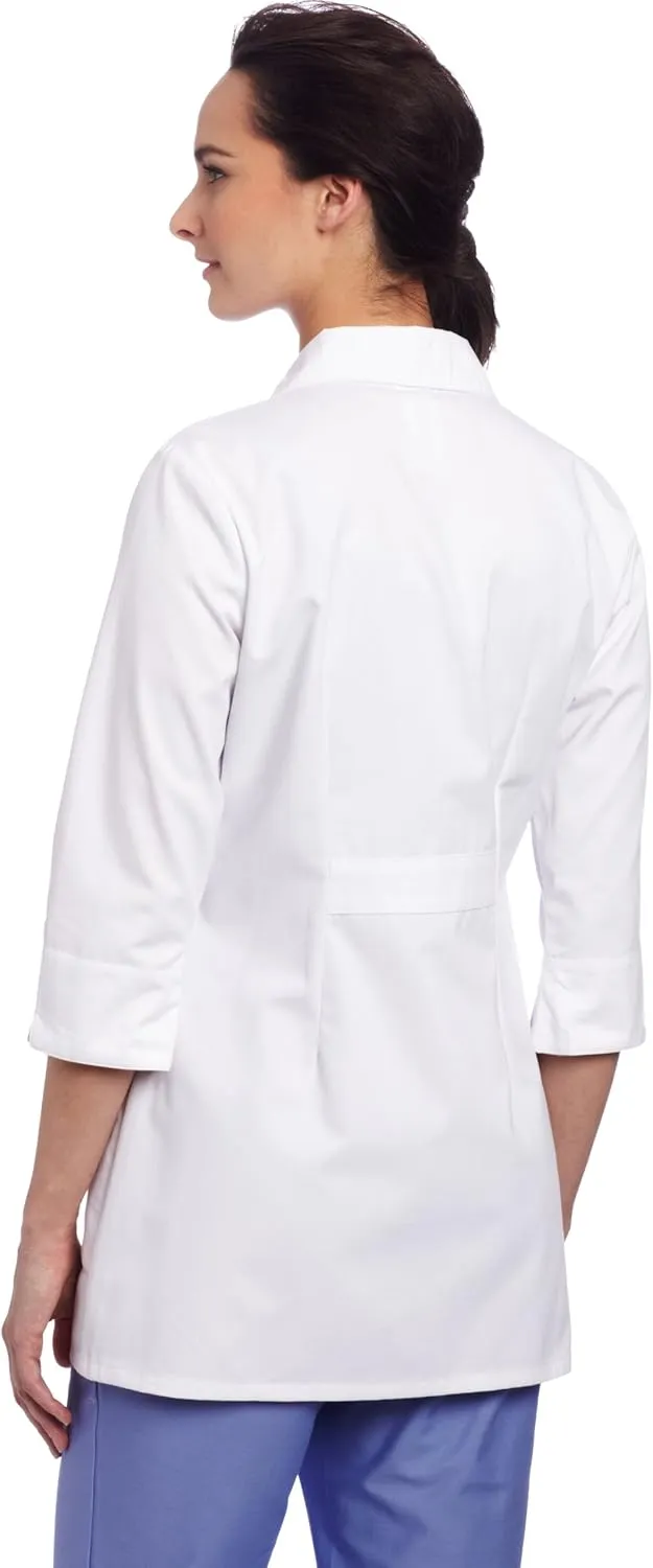Dickies Contemporary Fit Women's 3/4 Sleeve 30" Twill Lab Coat 82402