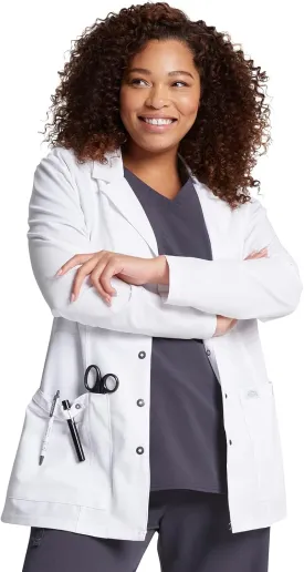 Dickies Women's Xtreme Stretch 28 Inch Snap Front Lab Coat