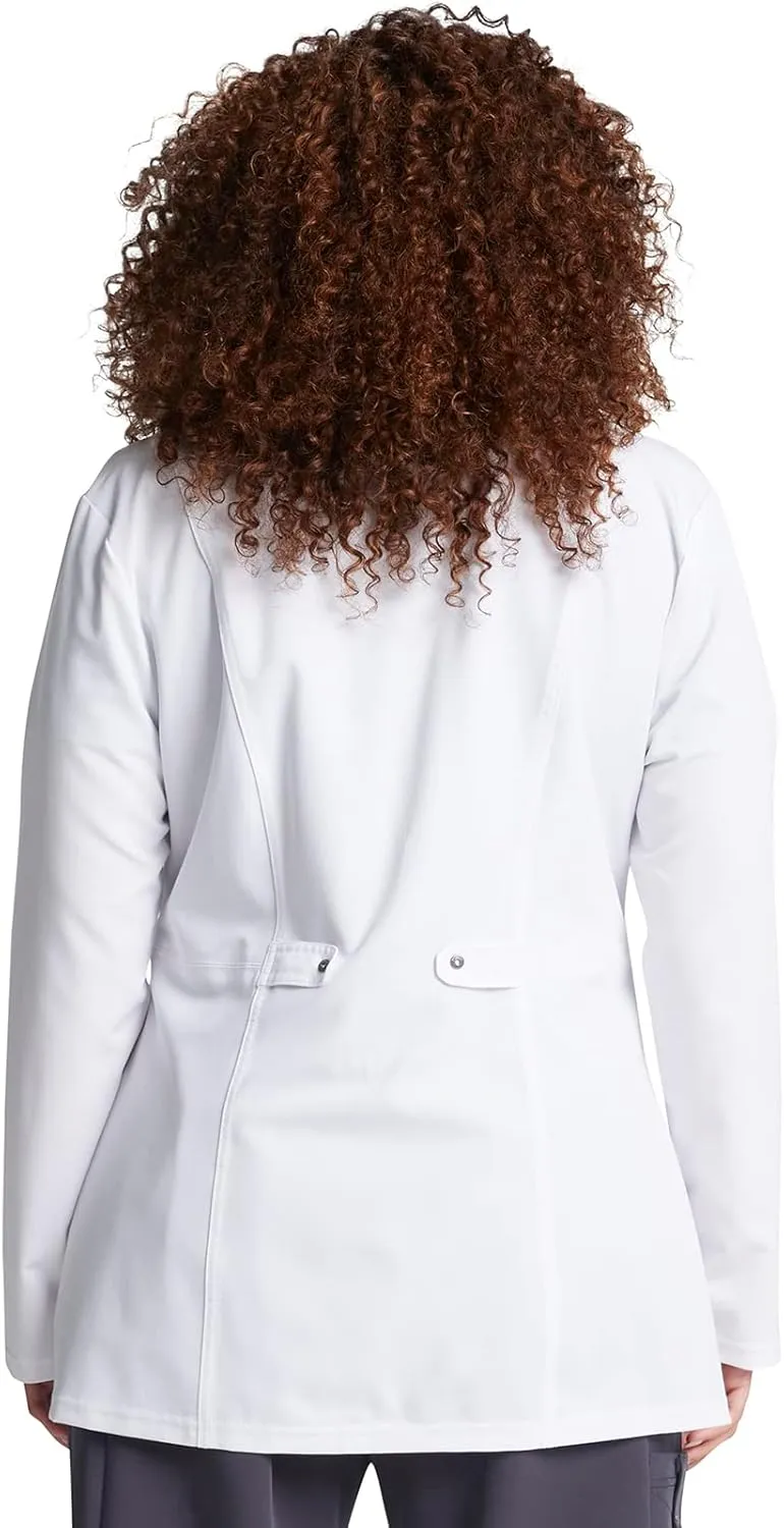 Dickies Women's Xtreme Stretch 28 Inch Snap Front Lab Coat