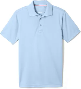 French Toast Men's Moisture Wicking Performance Sport Polo Short Sleeve Shirt