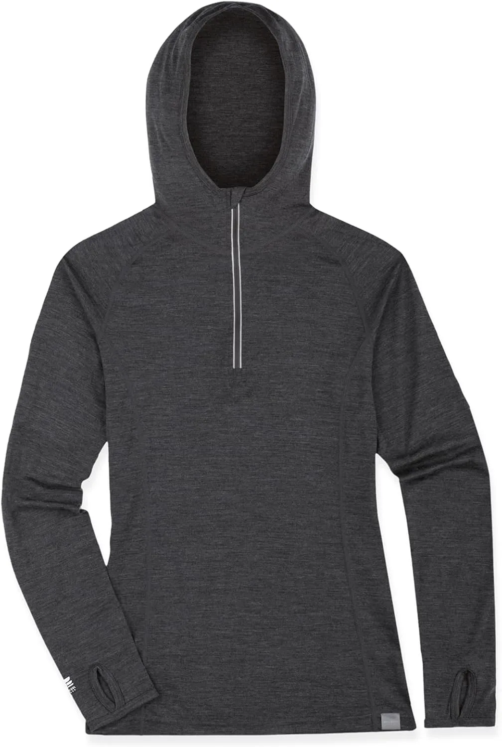 MERIWOOL Womens Base Layer Hoodie Lightweight Merino Wool Long Sleeve Thermal
