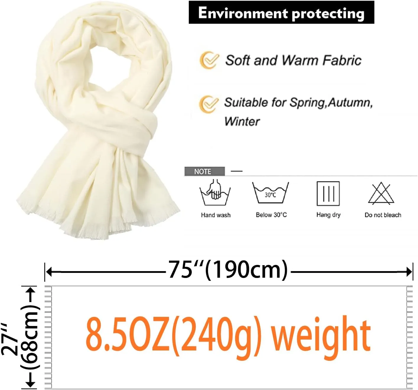 RUI VTRON Shawl Wraps for Women Pashmina Shawls and Wraps for Evening Dresses Large Soft Scarf Winter Scarf Wedding Shawl