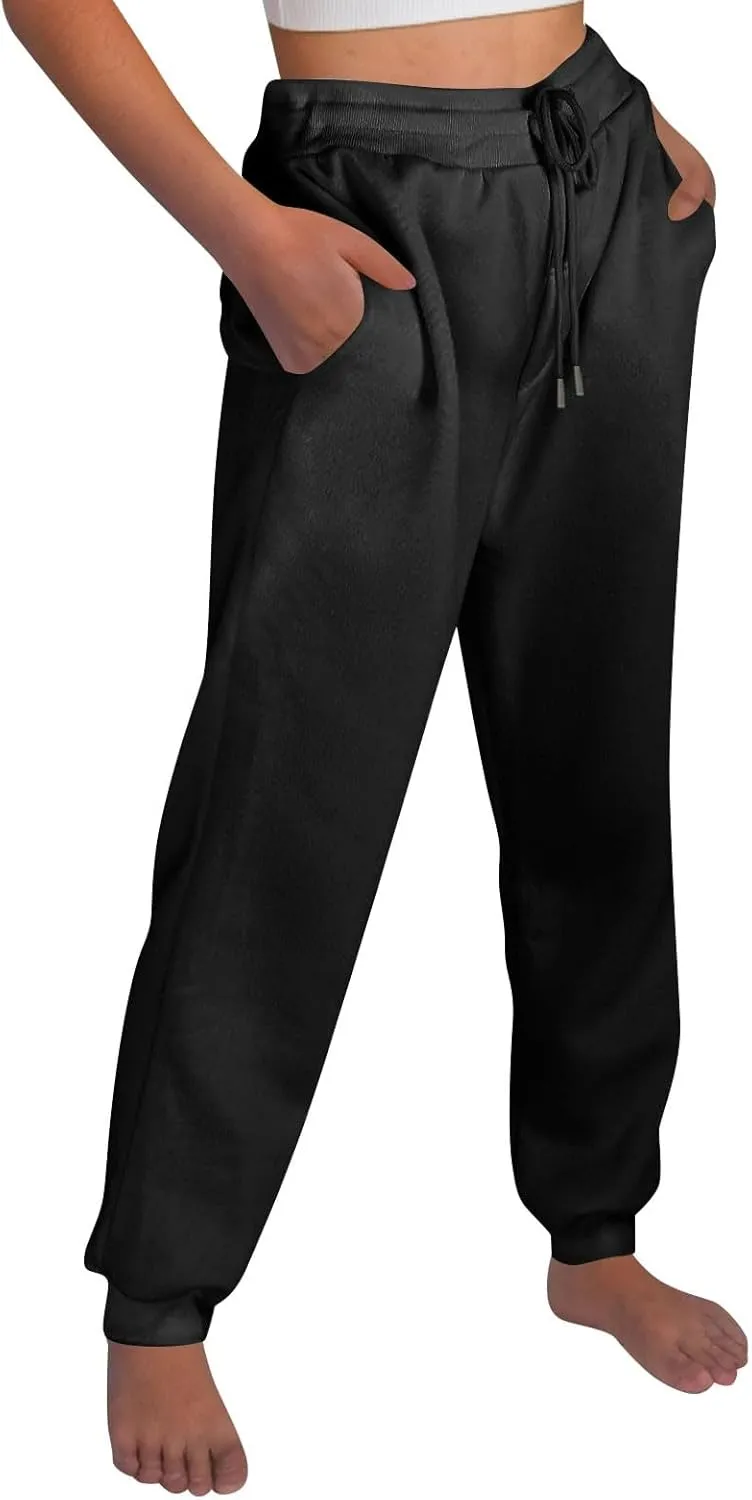 Sweatpants Women Summers Joggers Ladids Straight Leg Casual Harem Pants Drawstring Pant Cotton Solid S-3XL