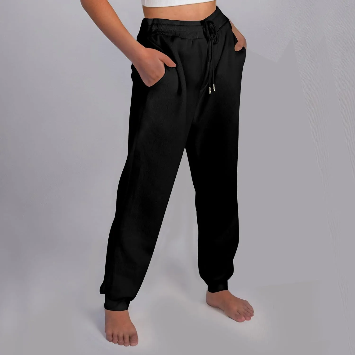 Sweatpants Women Summers Joggers Ladids Straight Leg Casual Harem Pants Drawstring Pant Cotton Solid S-3XL