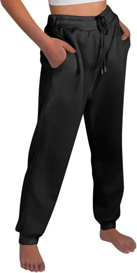 Sweatpants Women Summers Joggers Ladids Straight Leg Casual Harem Pants Drawstring Pant Cotton Solid S-3XL