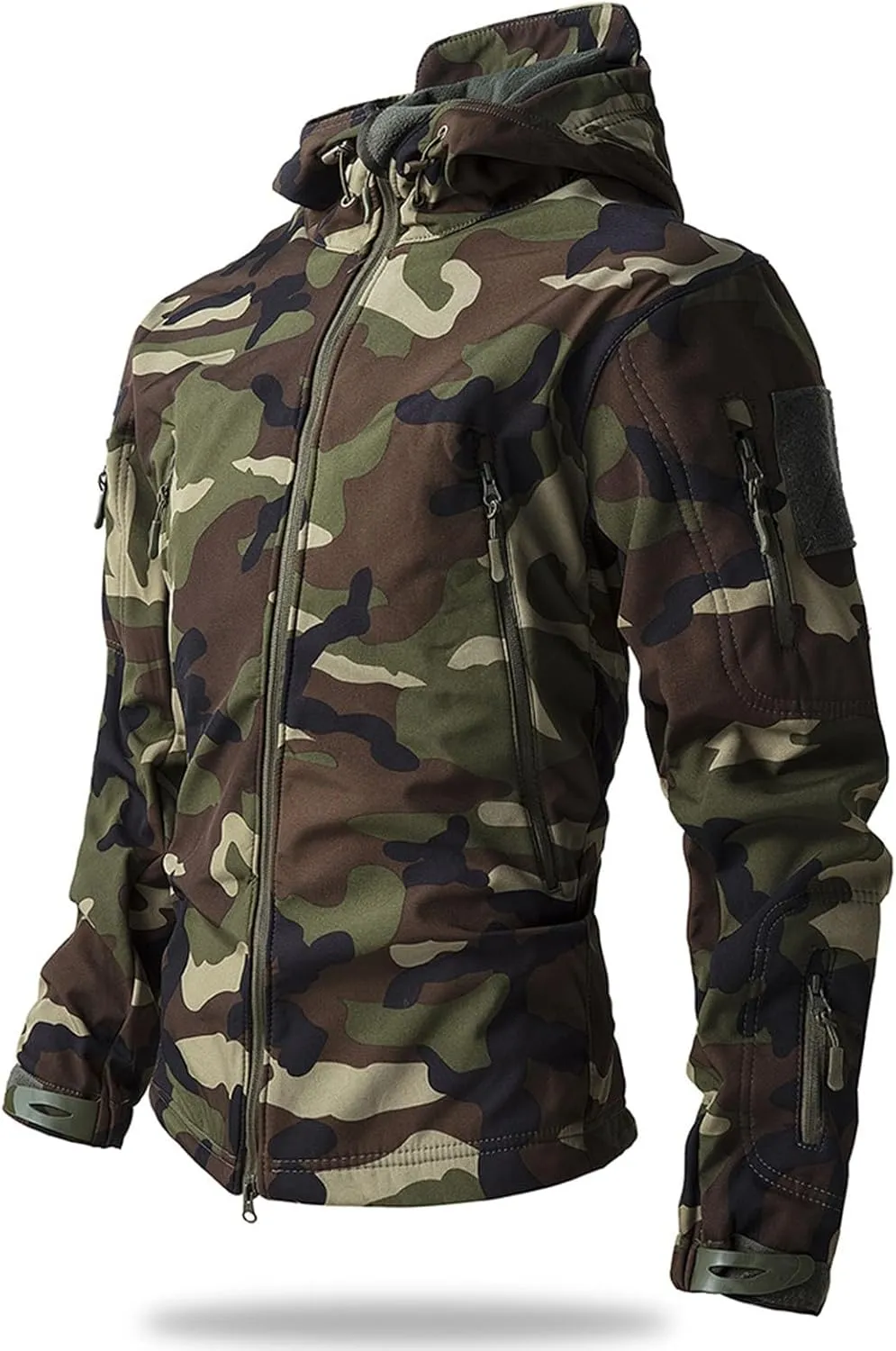 Tactical Jacket For Men Outdoor Camo Army Waterproof Windbreaker Jacket Softshell Military Hiking Hunting Coat