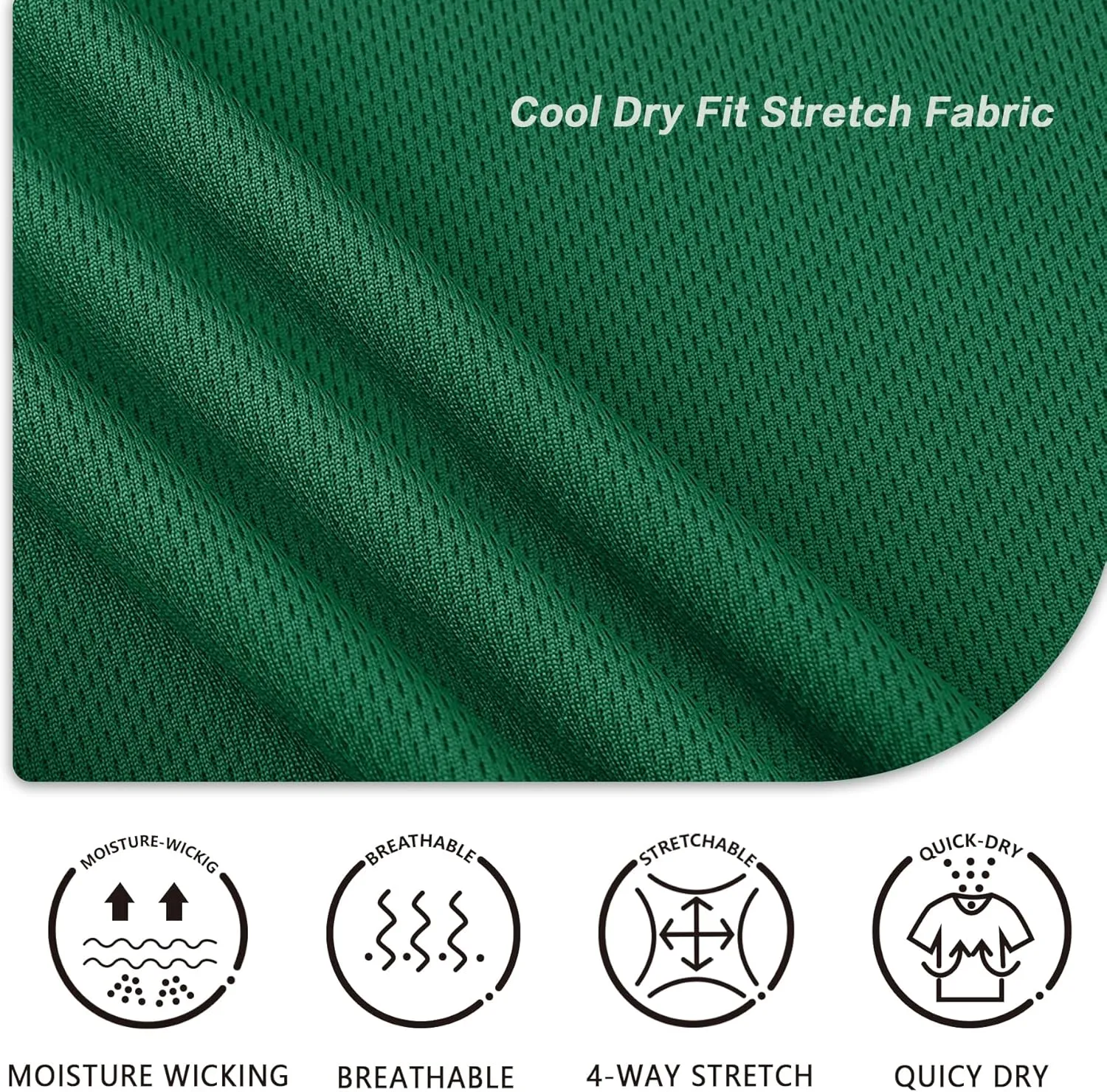 TIHEEN Golf Shirts for Men,Short Sleeve Moisture Wicking Proformance Big & Tall Polo Shirts